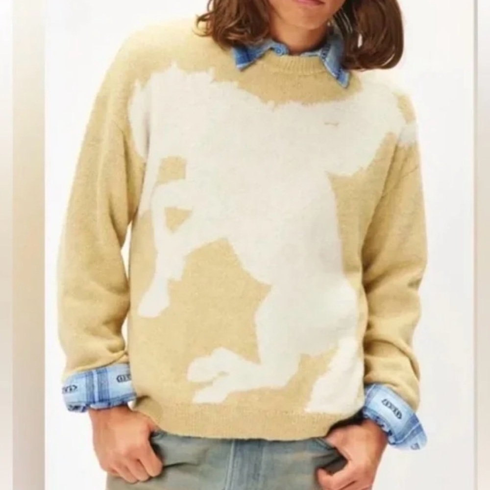 NWT Urban Outfitters BDG Saddler Crew Neck Sweater | Women’s Casual Knit Pullove